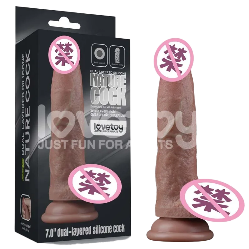 Lovetoy LV411041 Silicone Small Asian Platinum Realistic