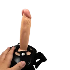 Lovetoy Mini Strap-On Dildo for Lesbian Couples Safe Silicone