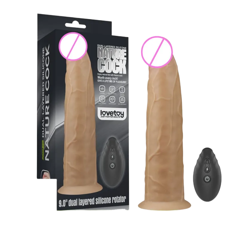 Lovetoy Nature Cock 9 Inch Suction Vortex Vibrator