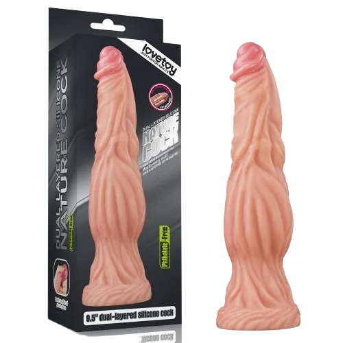 Lovetoy Nature Cock 9.5 Silicone Layered Realistic Dildo