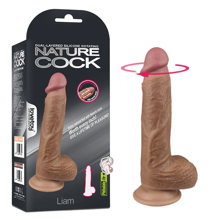 Lovetoy Nature Cock Soft Silicone 5Vibes G Spot Stimulator