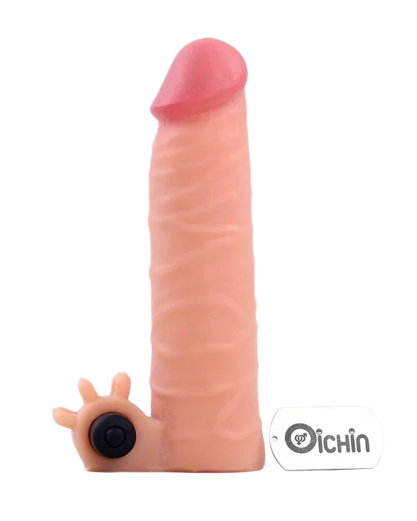Lovetoy Nature Extender 1.5” Silicone Vibrating Penis Enhancer