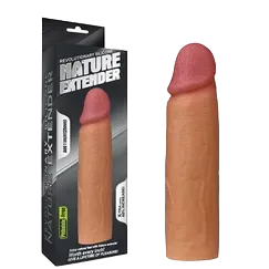 Lovetoy Nature Extension Condom Thick Silicone for Men