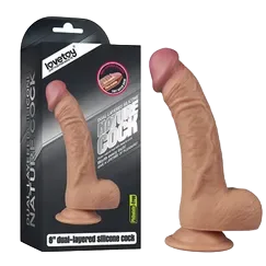 Lovetoy Nature Realistic 99% Silicone Dildo Video Demo Safe Pleasure Device