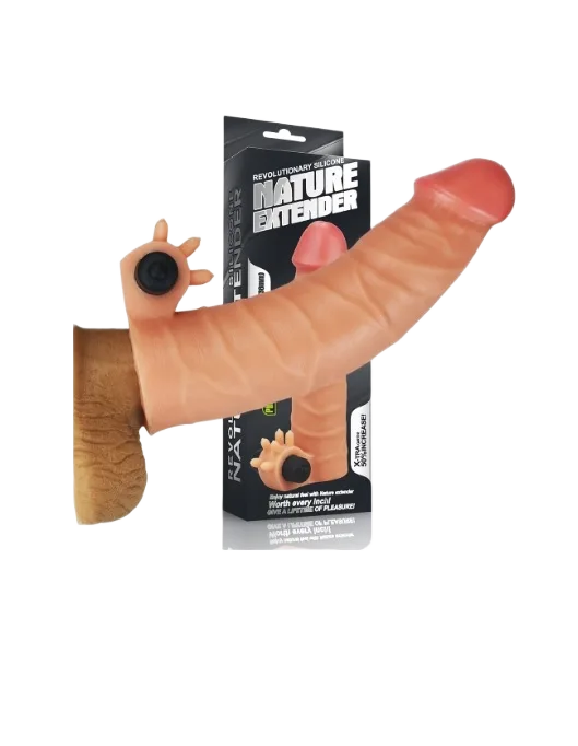 Lovetoy Nature USA Ultra Soft Vibrating Penis Extension Sleeve