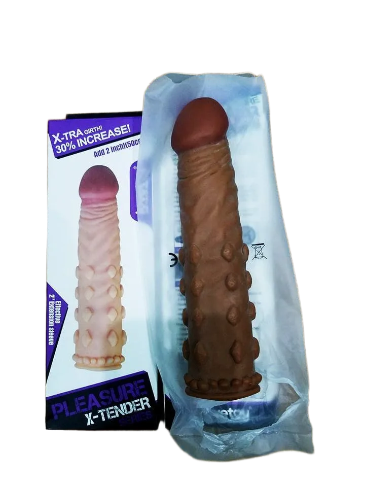 Lovetoy Penis Extender Condom Enhance Size Boost Performance Safe Silicone