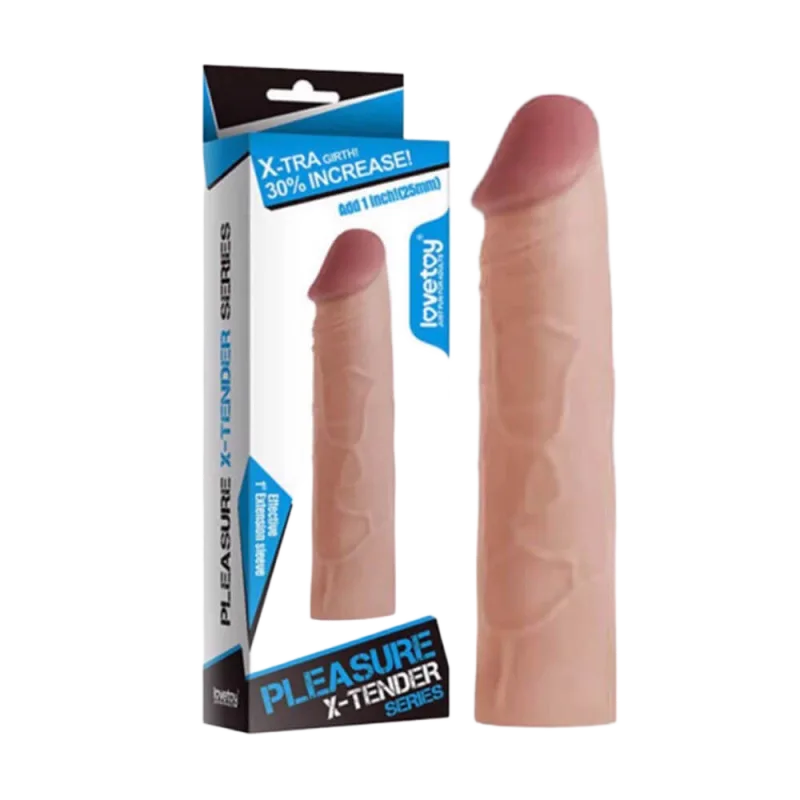 Lovetoy Pleasure X-Tender 25mm Penis Extension Sleeve