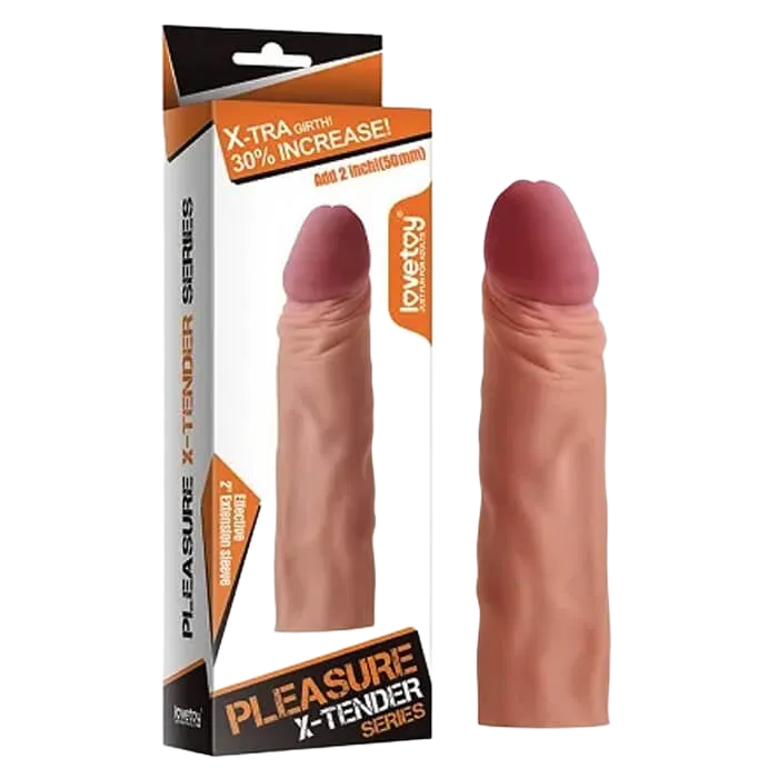 Lovetoy Pleasure X-Tender Silicone Condom Size 19x4cm