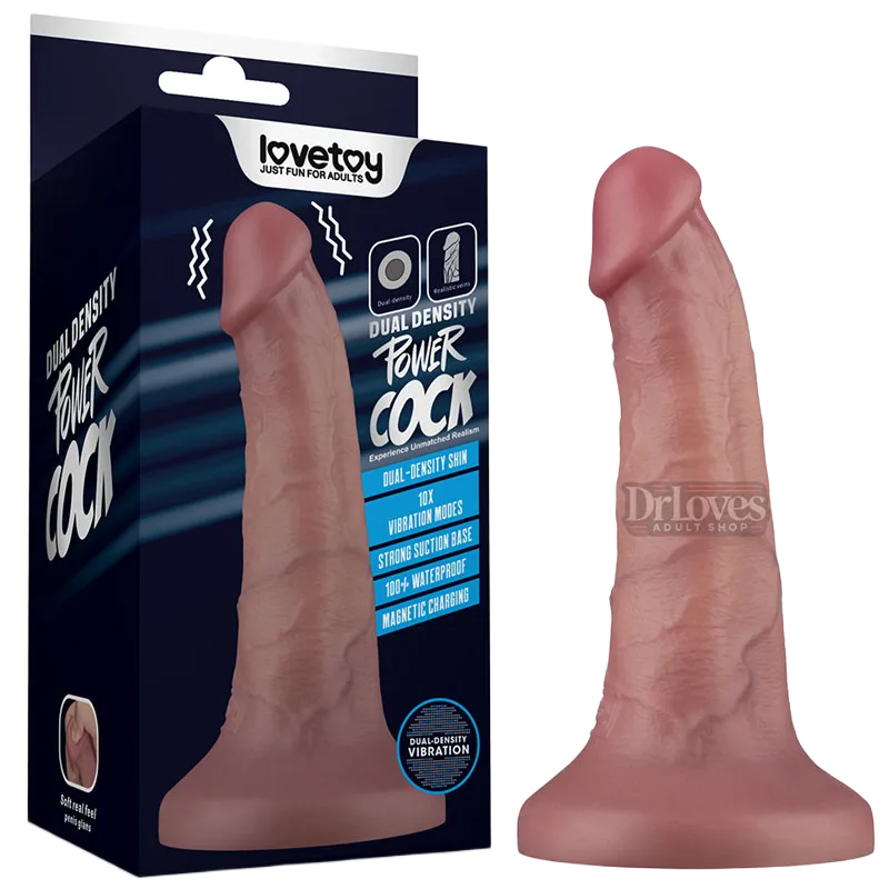 Lovetoy Power Cock 6 Inch Waterproof 10 Mode Vibrator