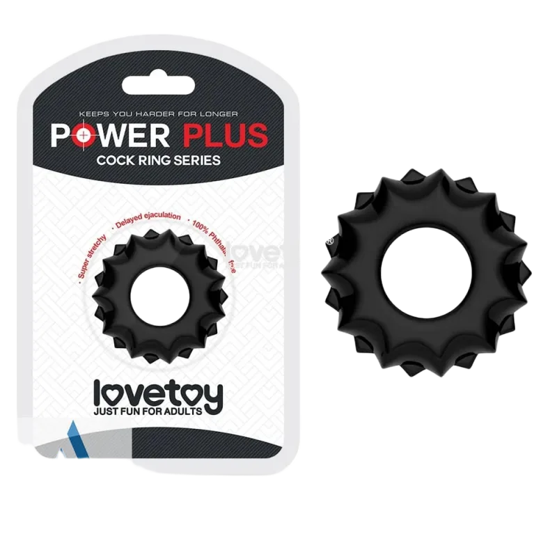Lovetoy Power Plus Delay Ring Silicone Sex Enhancer
