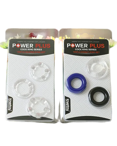 Lovetoy Power Plus Silicone Penis Rings Set of 3