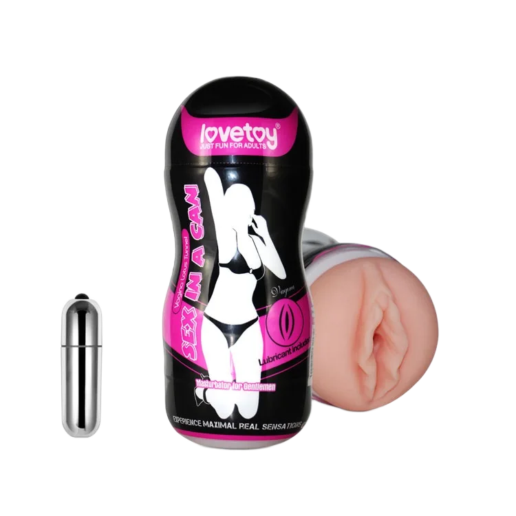 Lovetoy Premium Male Masturbation Cup 16.5cm Vibrating Toy