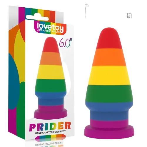 Lovetoy Prider 6.0 Multicolor Anal Plug High Sensation