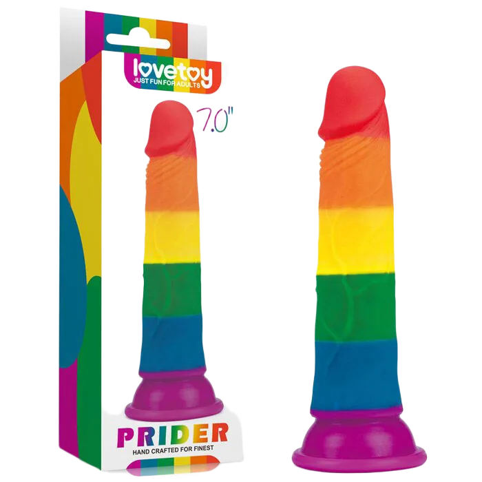 Lovetoy Prider 7 Color Remote Wall Mounted G Spot Dildo