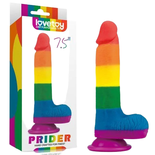 Lovetoy Prider Silicone Realistic Dildo 3 Sizes Prostate G Spot