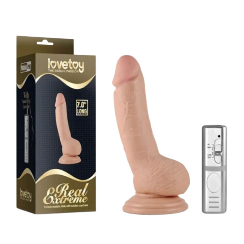 Lovetoy Real Extreme 7.0 Inch Suction Wall Dildo Powerful