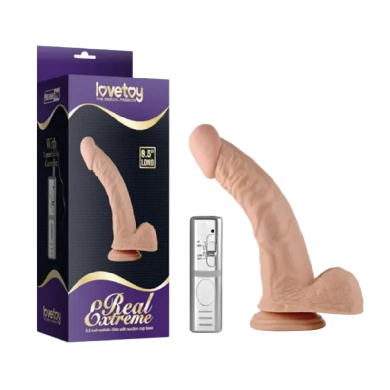 Lovetoy Real Extreme 8.5" Wall-Mount Suction Ultra Realistic Soft