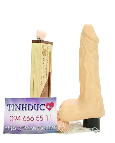 Lovetoy Realfeel Soft Silicon Vibrator with Testicles