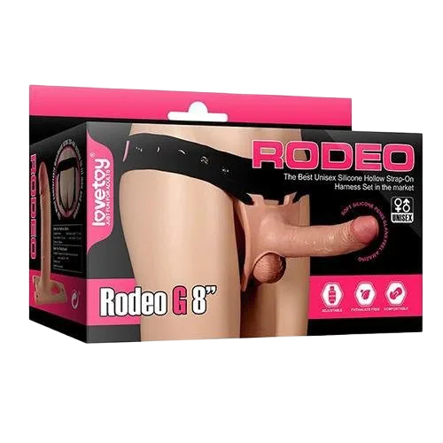 Lovetoy Rodeo Hollow Strap-On Silicone Male Stamina Trainer