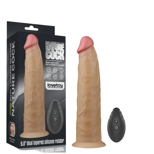 Lovetoy Rotator Soft Vibrator Realistic Texture Ultimate Pleasure