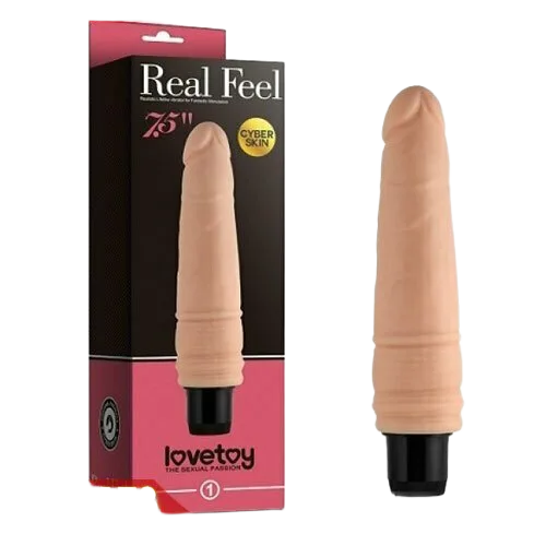 Lovetoy SHP173 Realistic Vibrating Straight Penis Silicone