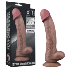 Lovetoy Silicone Platinum Realistic Dildo Large Size