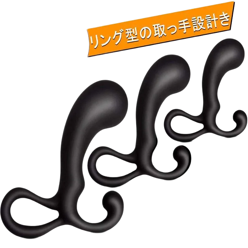 Lovetoy Silicone Prostate Massager Set 3 Sizes Soft & Safe
