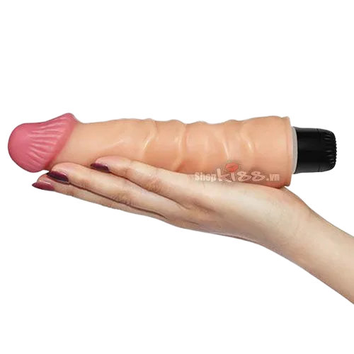 Lovetoy Silicone Vibrating Handheld Dildo 20cm Durable