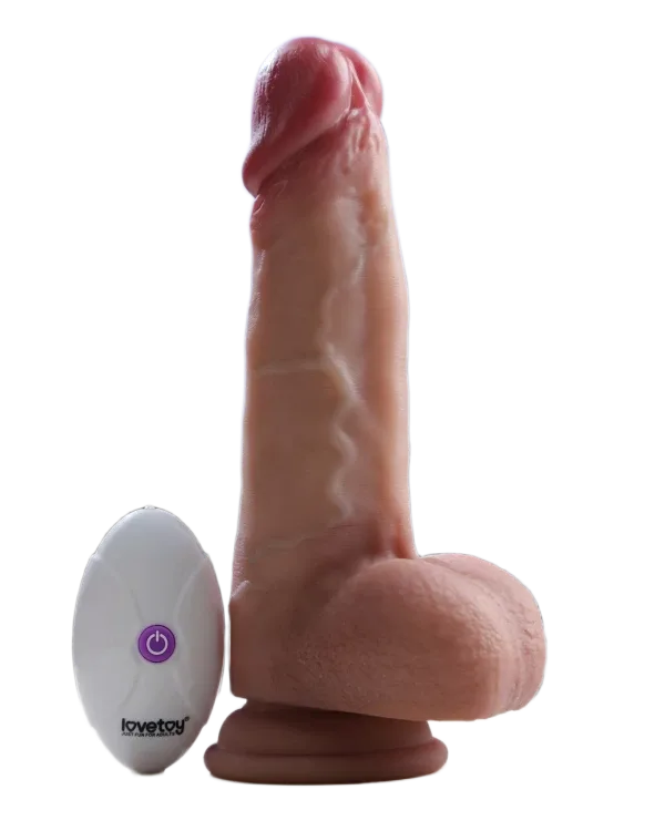 Lovetoy Sliding Skin Pro II 8inch Dual-Layer Realistic Vibrator