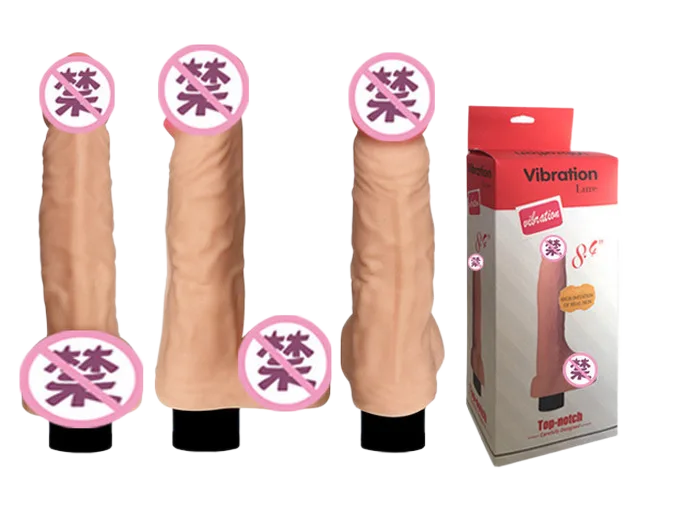 Lovetoy Soft Silicone Handheld Dildo with Bulb 20.5cm
