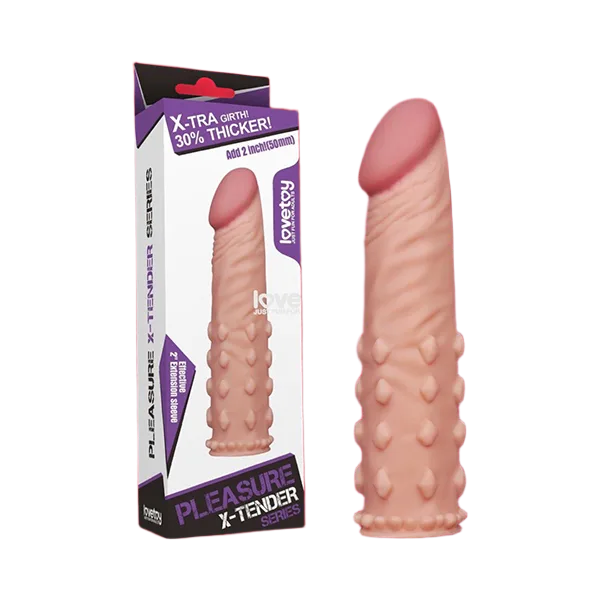 Lovetoy Soft Spike Sleeve Condom Delay Enhance Silicone Premium