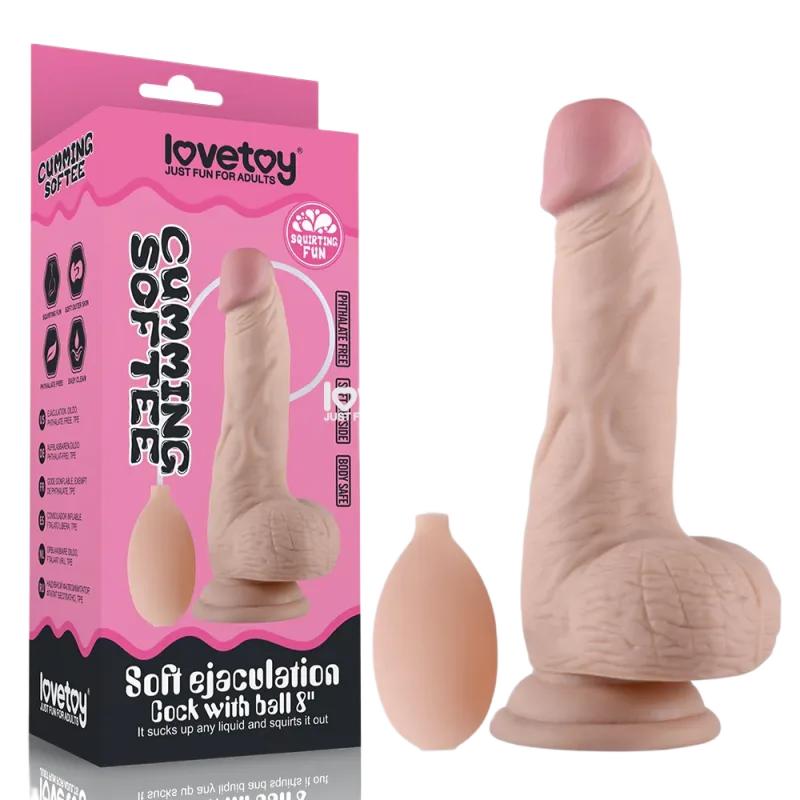 Lovetoy Softee Suction Wall-Mount Silicone Vibrator for Women