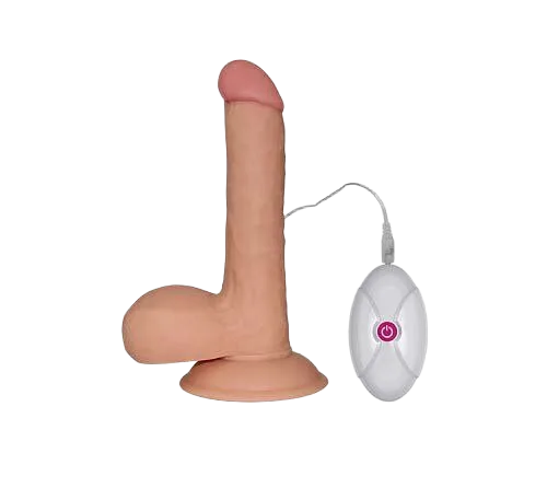 Lovetoy Ultra Soft Dude 7.5″ Silicone Realistic Vibrator