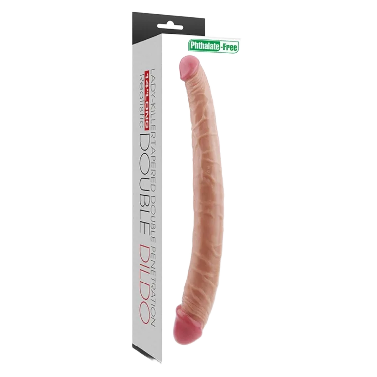 Lovetoy USA Realistic Double-Ended Soft Silicone Dildo