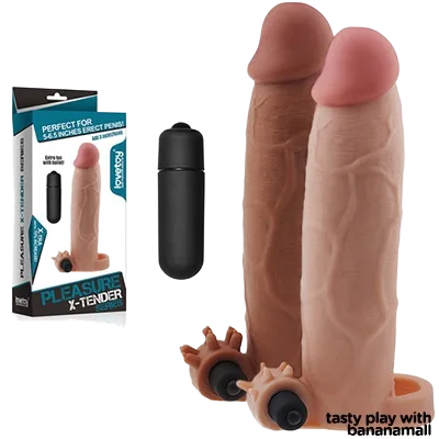 Lovetoy USA Silicone Ripped Vibrating Penis Sleeve