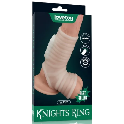 Lovetoy USA Strap-On Vibrating Textured Penis Enhancer