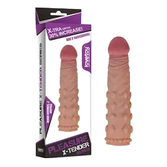 LoveToy X-Tender 3cm Silicone Extension Sleeve for Longer Pleasure