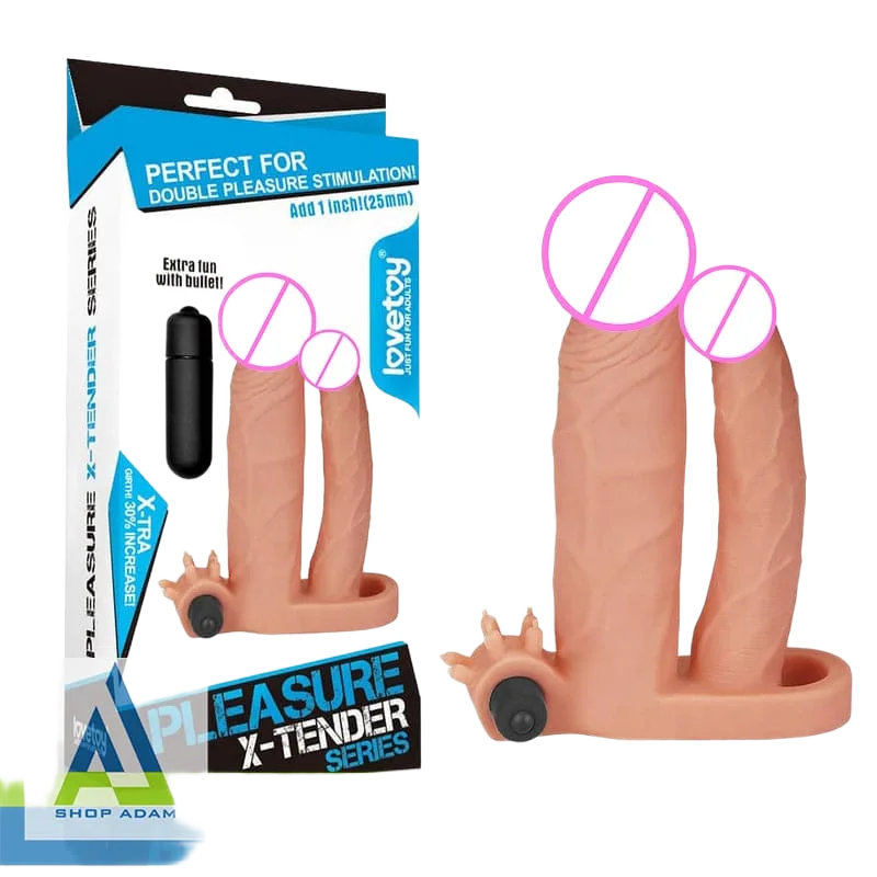 Lovetoy X-Tender Dual-Ended Vibrating Penis Extender