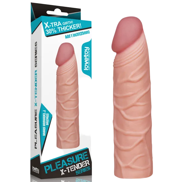 LoveToy X-tender Extension Condom for Enhanced Size