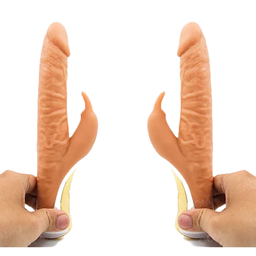 Loving World 360° Rotating Rabbit Vibrator Powerful Silicone
