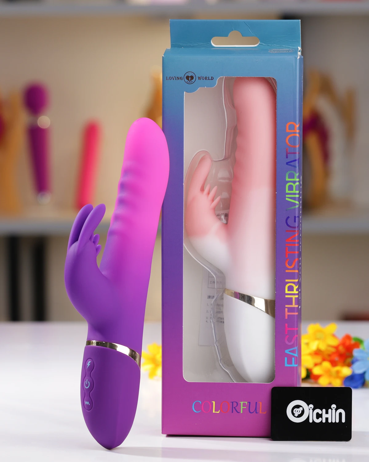 Loving World CT2101 Thrusting & Heating Dual Stimulating Realistic Toy — photo 4