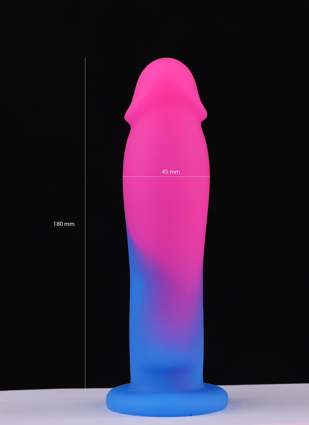 Loving World Knight Dual-Color Elastic Soft Flexible Vibrator — photo 5