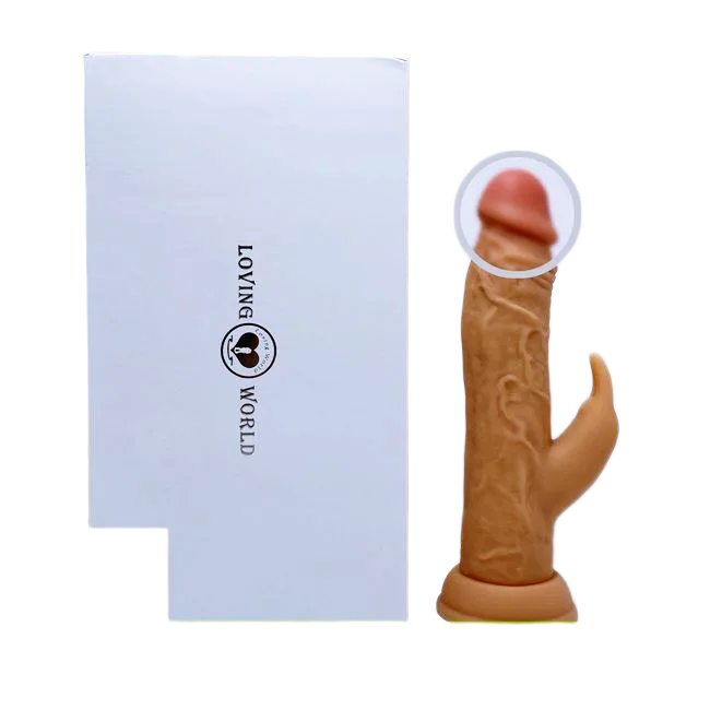 Loving World Remote Control Rotating Vibrating Wall Mount Dildo