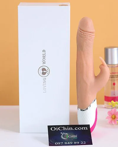 LovingWorld ADVANCER 7-Mode Silicone Thrusting Vibrator Soft — photo 7