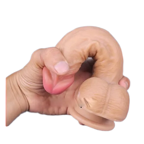 Lovo Toi Wall Suction Vibrating Realistic Dildo Adult Toy