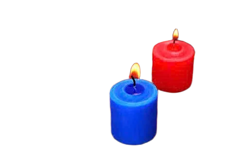 Low Temperature BDSM Sensual Candles Set 2 Blue Red for Couples
