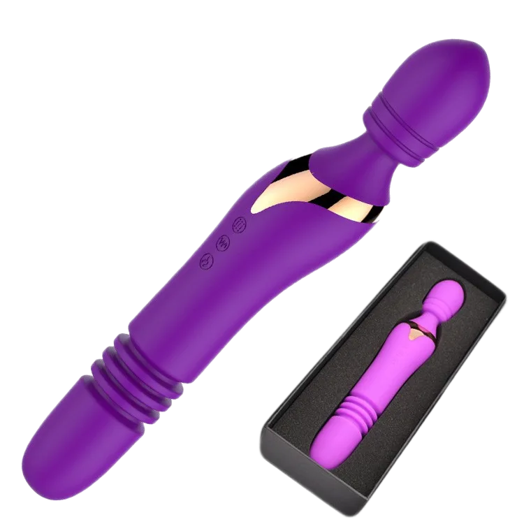 Lucy AV17B Dual-Action Vibrating Rotating Massage Stick