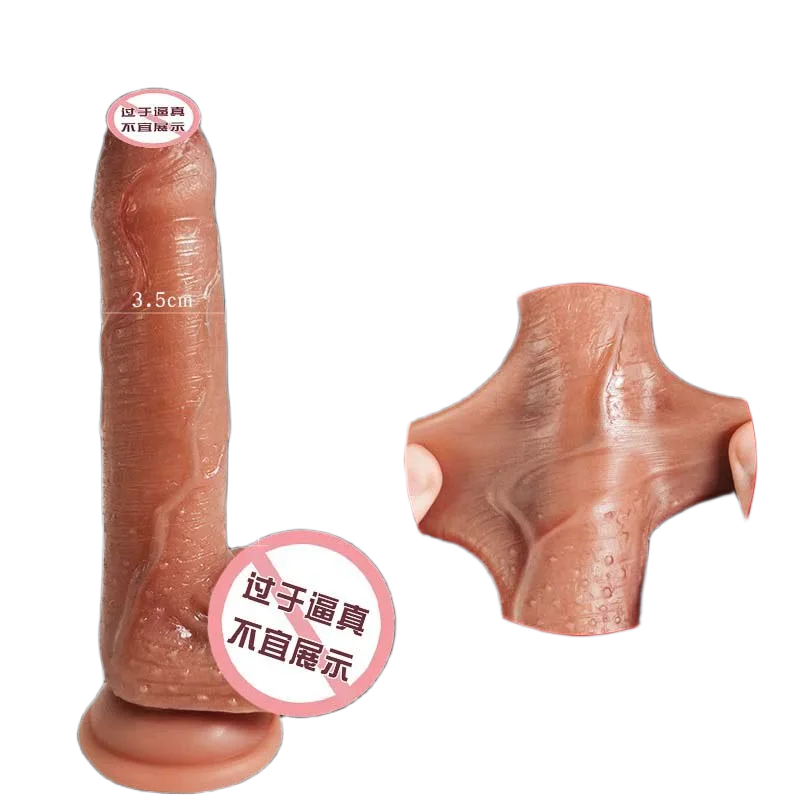 Lulupi Ultra Soft Realistic Silicone Male Dildo