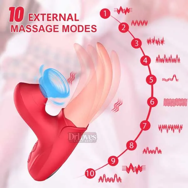 OEM Rubbing Tongue Double Vibrate Oral Massager — photo 4