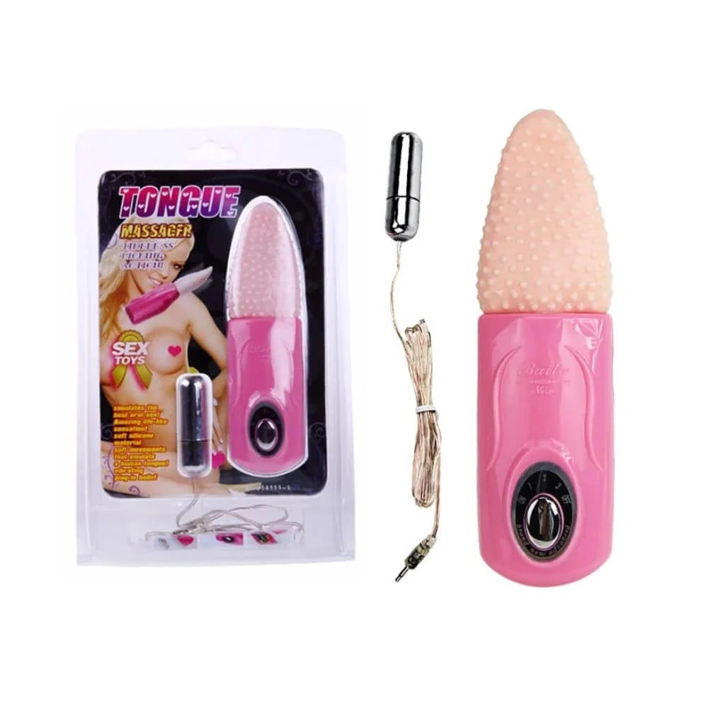 Realistic Silicone Tongue Licking Vibrator for Women — photo 2